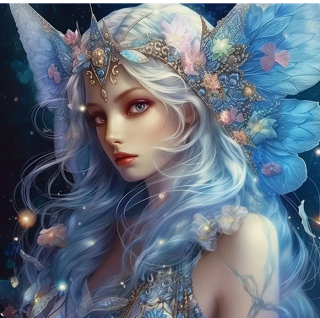 Diamond Painting Elfe Fee